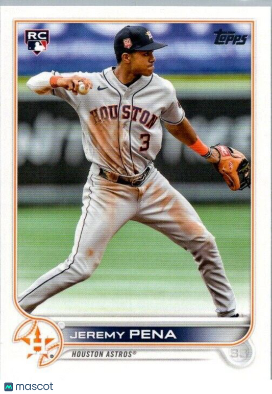 2022 Topps Update Series - Fielding in Grey Jersey #US253 Jeremy Pena (RC)