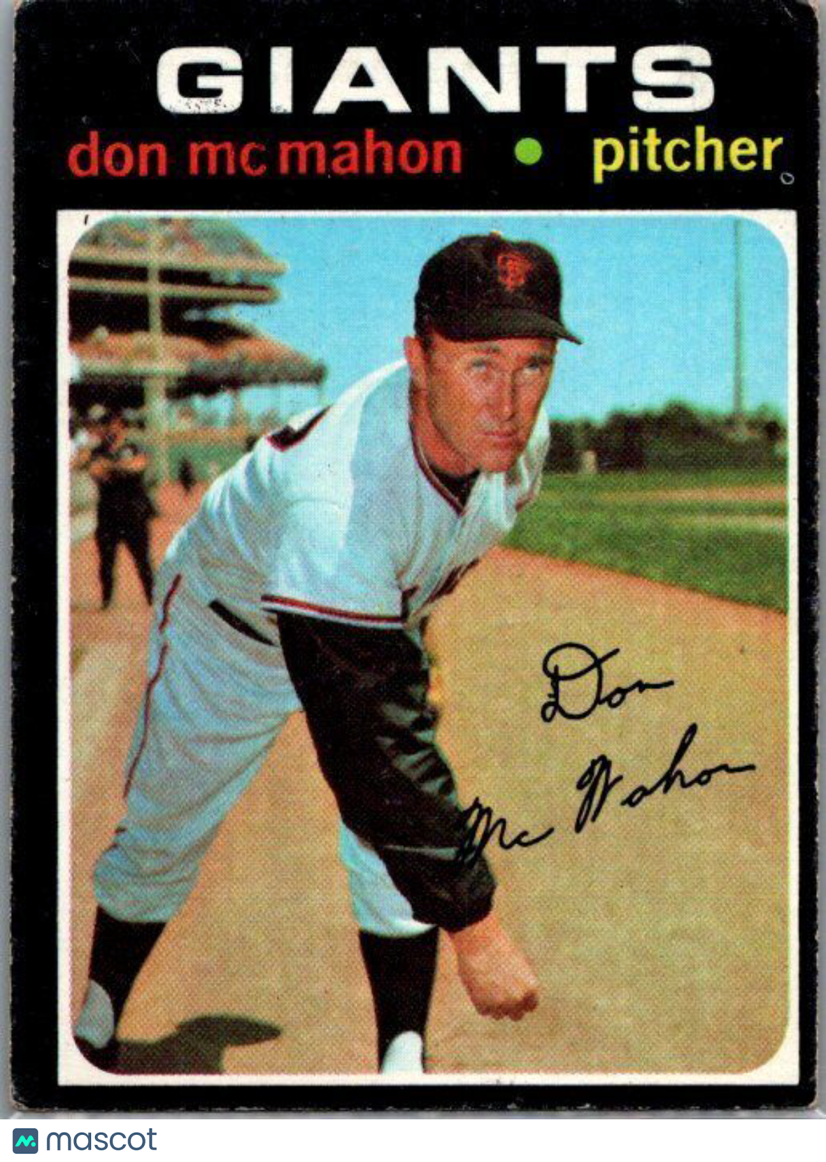 1971 Topps #354 Don McMahon