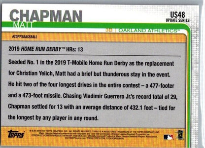 2019 Topps Update Series - Home Run Derby #US48 Matt Chapman