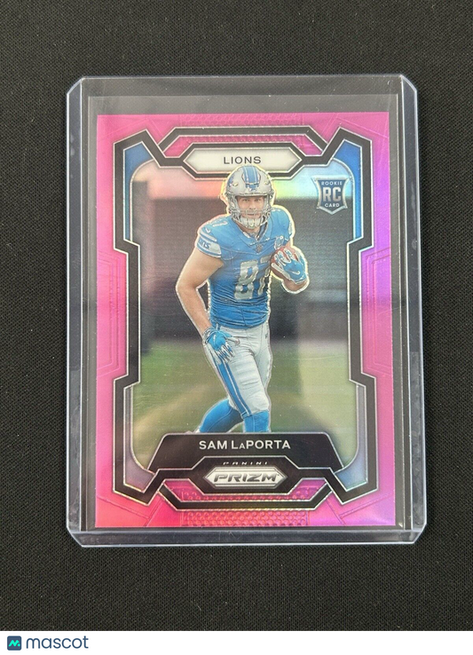 2023 Panini Prizm - Rookies Pink Prizm #332 Sam LaPorta RC