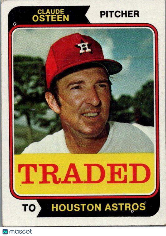 1974 Topps #42T Claude Osteen Traded