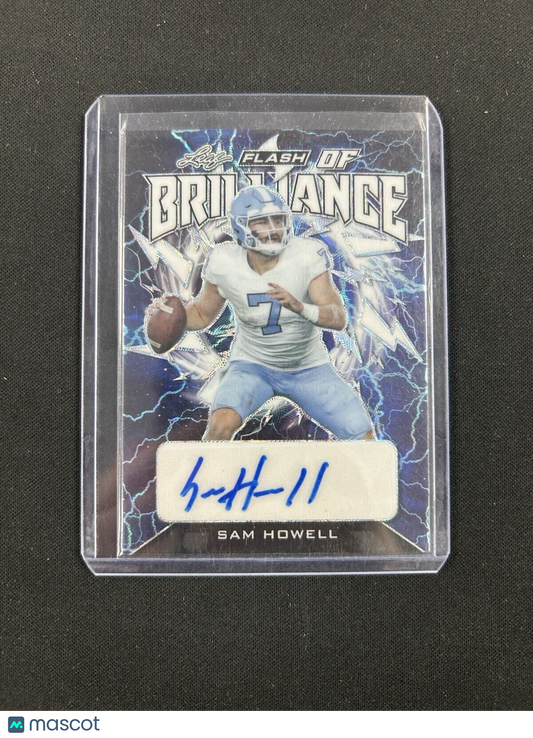 2022 Leaf Flash of Brilliance Sam Howell Auto /4