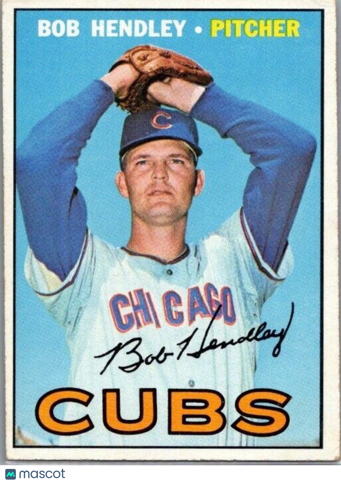 1967 Topps - #256 Bob Hendley