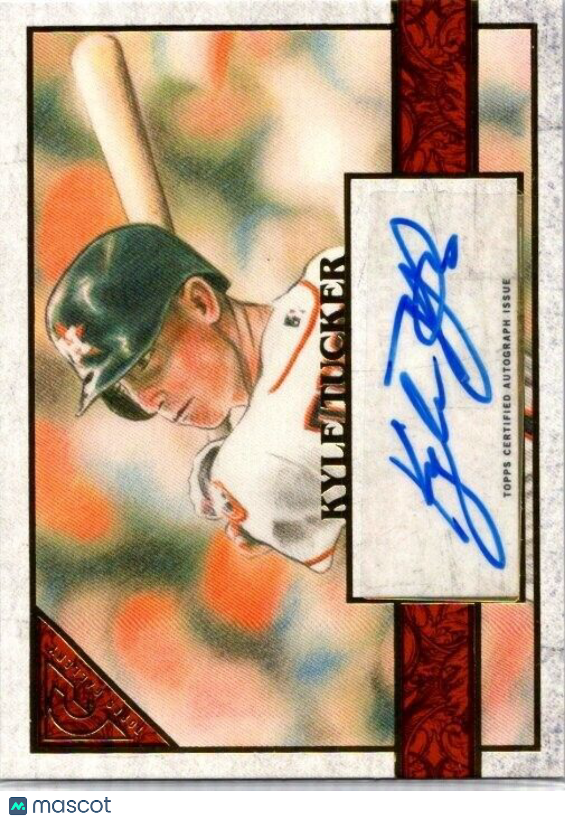 2020 Topps Gallery - Orange Autographs #89 Kyle Tucker /25 (AU)