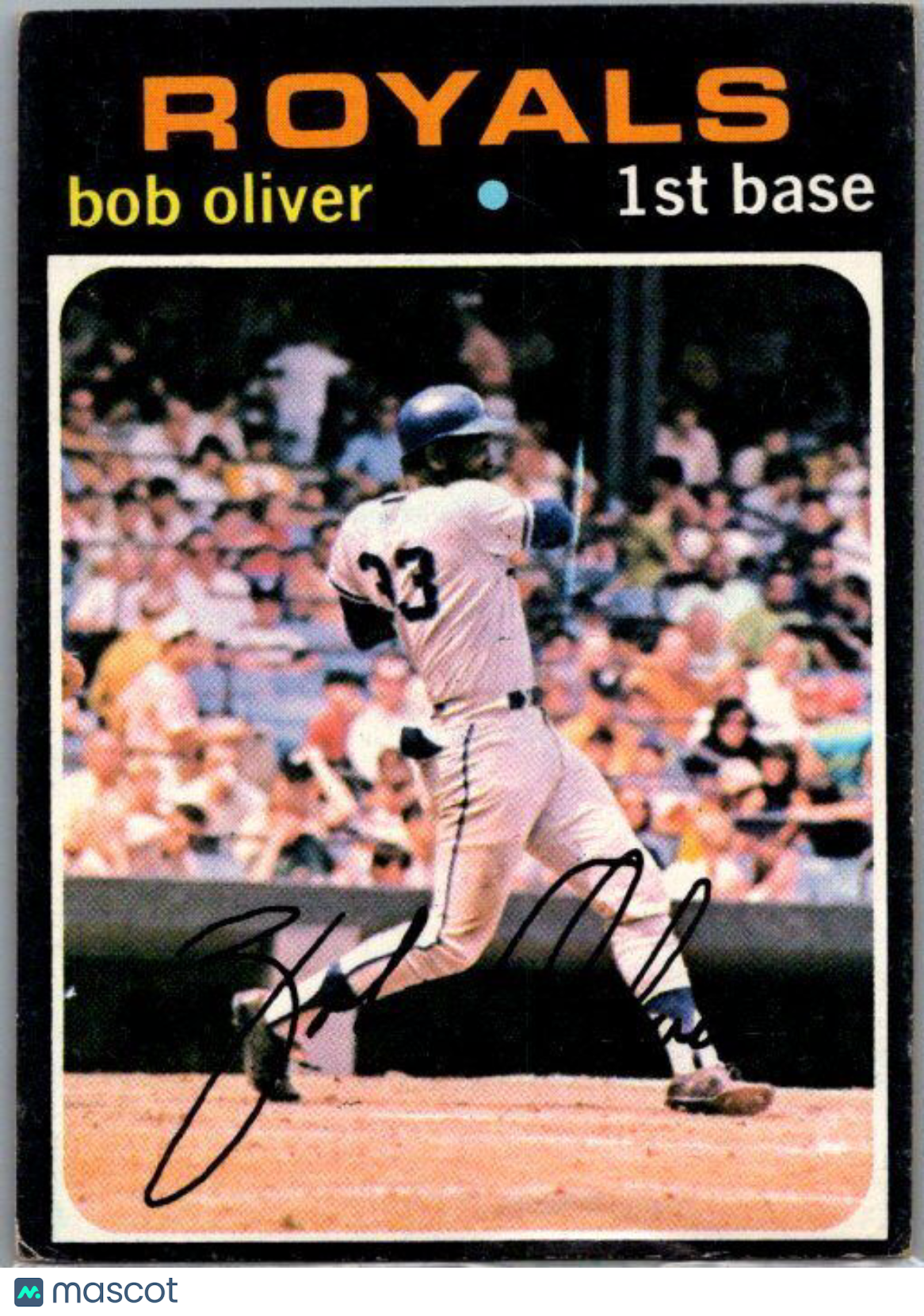 1971 Topps #470 Bob Oliver