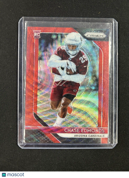 2018 Panini Prizm Rookie Red Wave Prizm #276 Chase Edmonds /149 RC