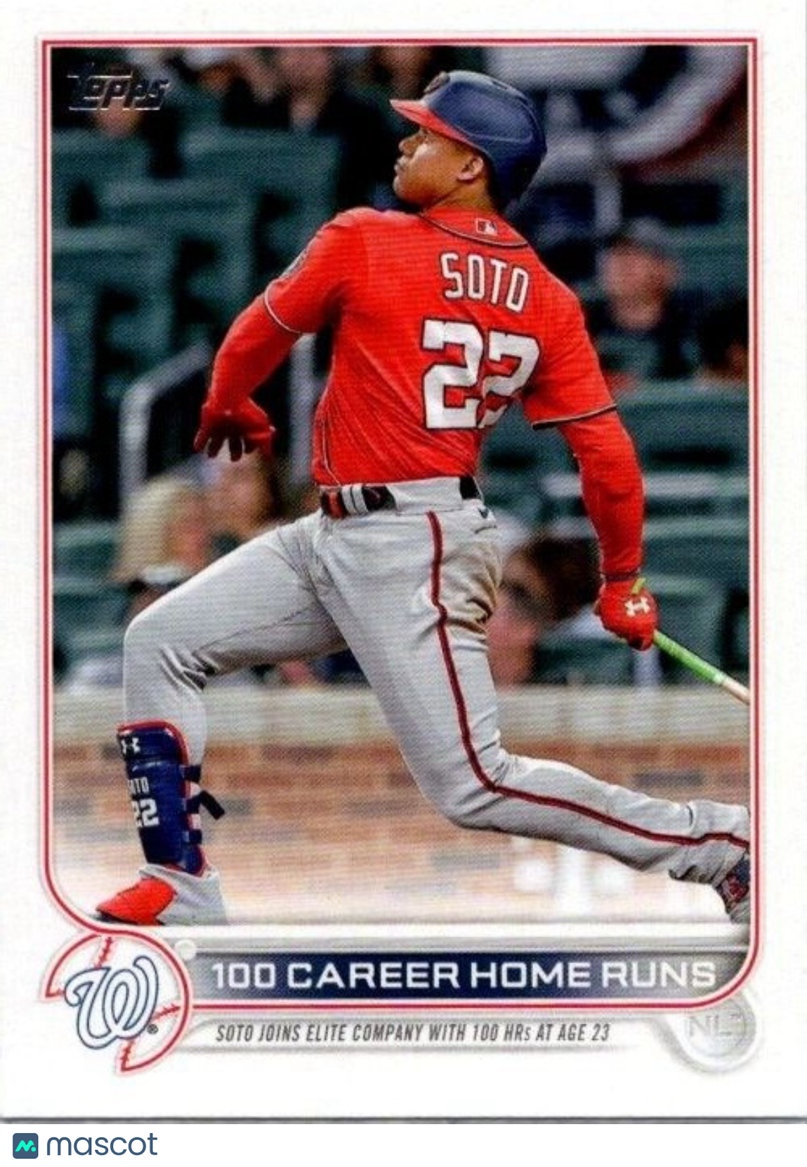 2022 Topps Series 2 - #US-68 Juan Soto 100 Career Home Runs