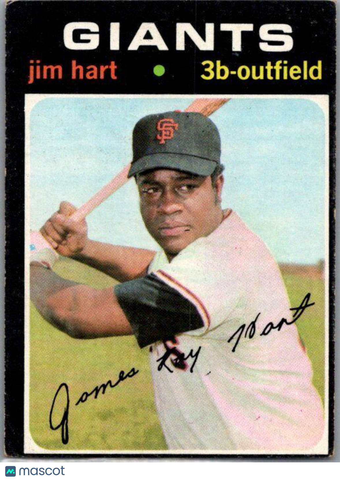 1971 Topps #461 Jim Hart