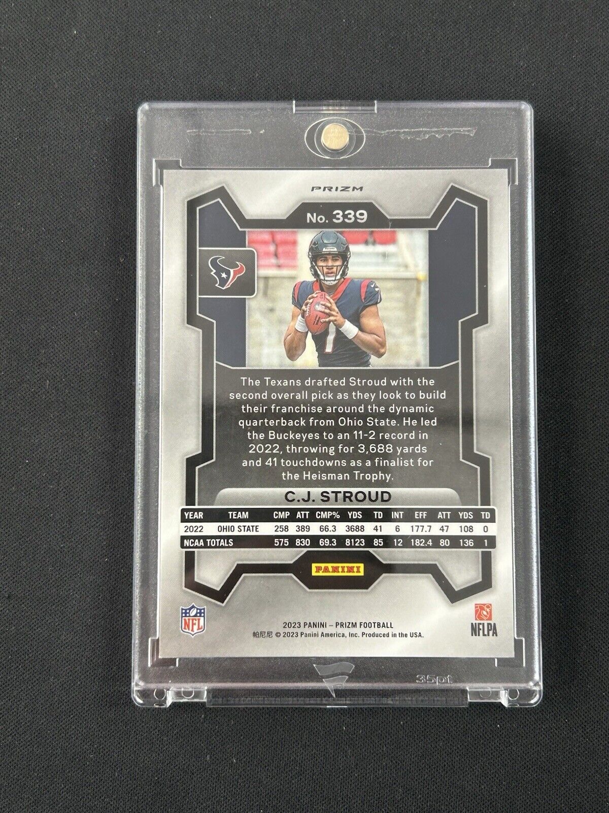 2023 PANINI PRIZM RED/WHITE/BLUE #339 CJ Stroud RC