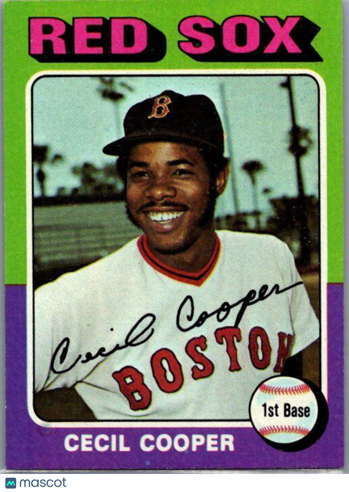 1975 Topps #489 Cecil Cooper