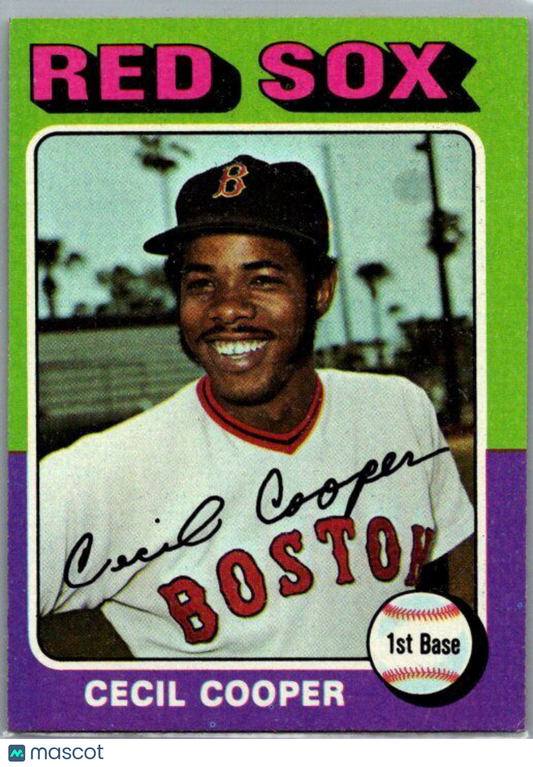 1975 Topps #489 Cecil Cooper