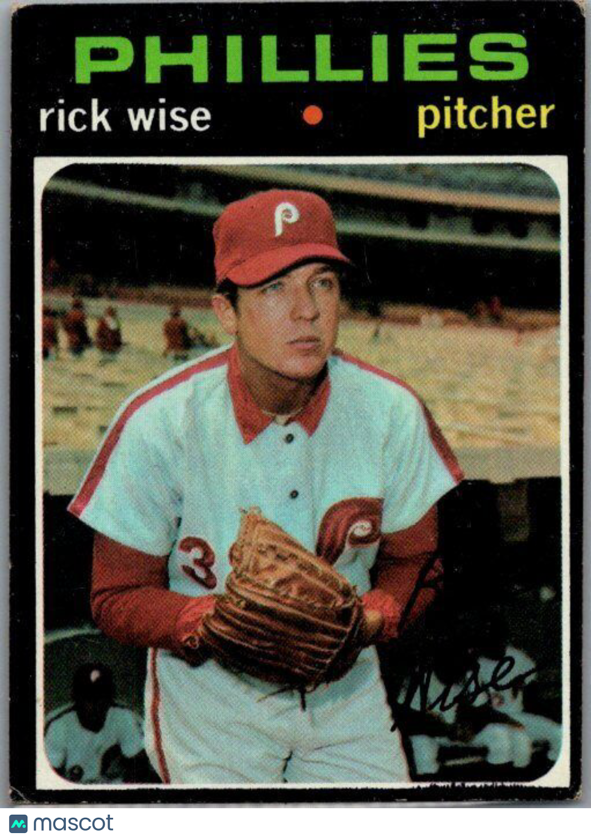 1971 Topps #598 Rick Wise