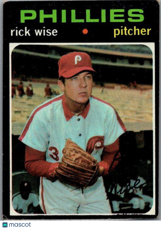 1971 Topps #598 Rick Wise