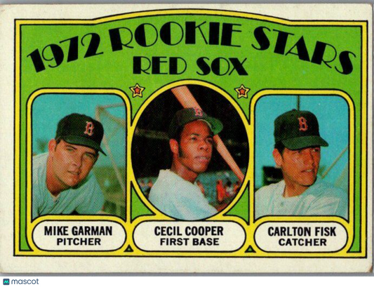 1972 Topps #79 Red Sox 1972 Rookie Stars Carlton Fisk