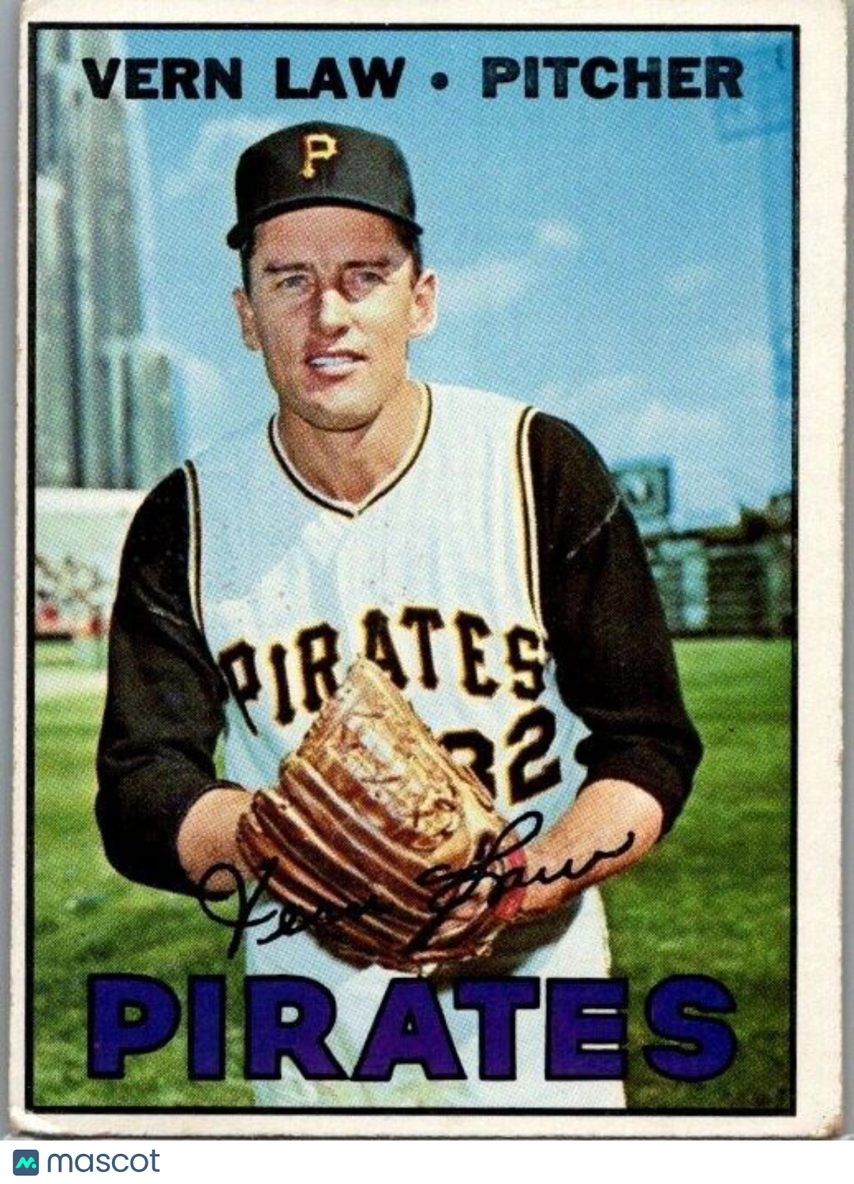 1967 Topps - #351 Vern Law