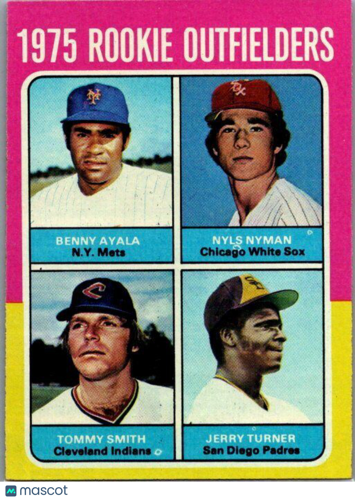 1975 Topps #619 1975 Rookie Outfielders