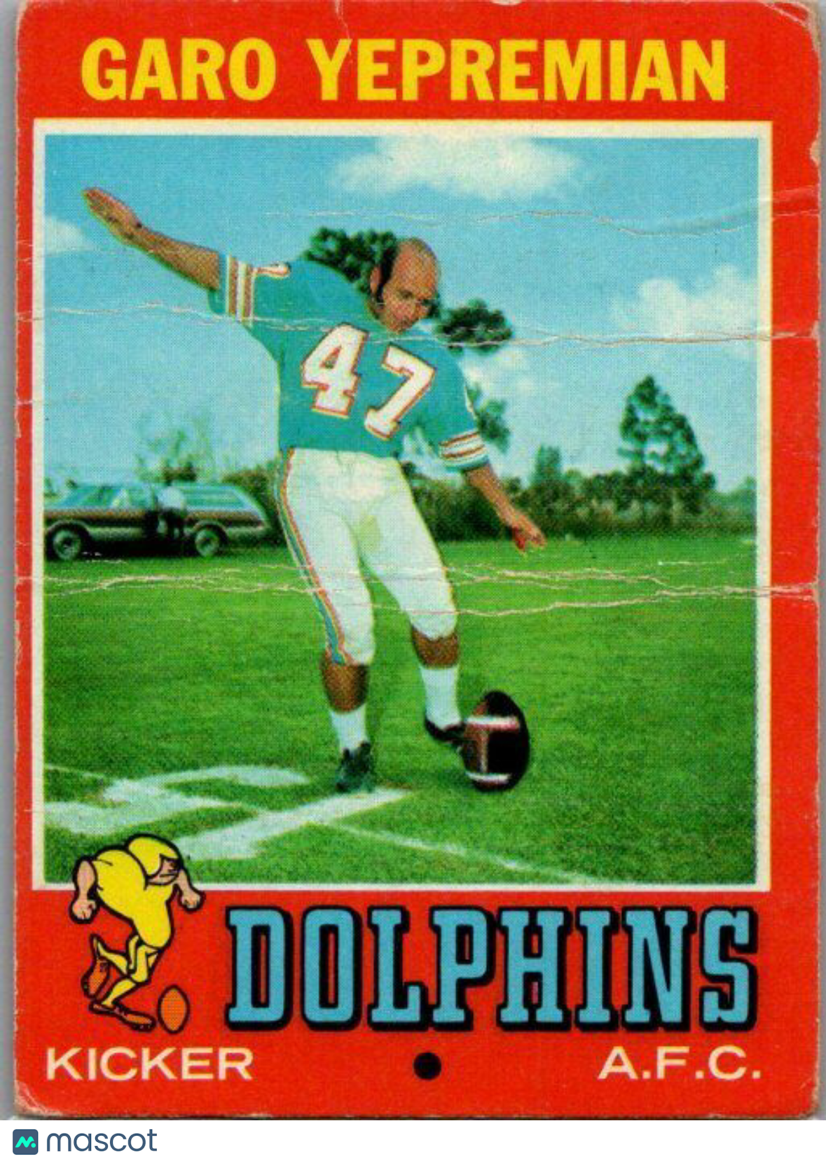 1971 Topps #121 Garo Yepremian