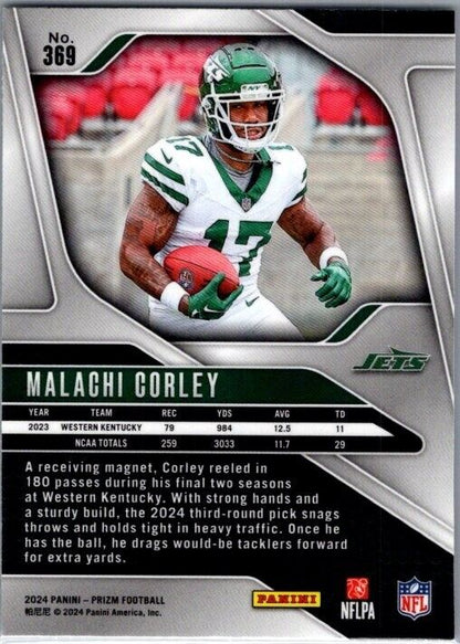 2024 Panini Prizm - #369 Malachi Corley Rookie (RC)