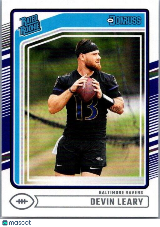 2024 Panini Donruss - Rated Rookie #329 Devin Leary (RC)