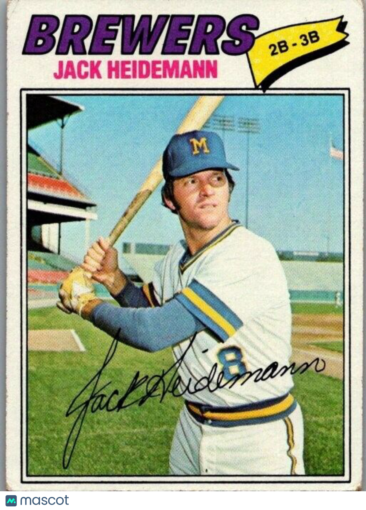 1977 Topps - #553 Jack Heidemann