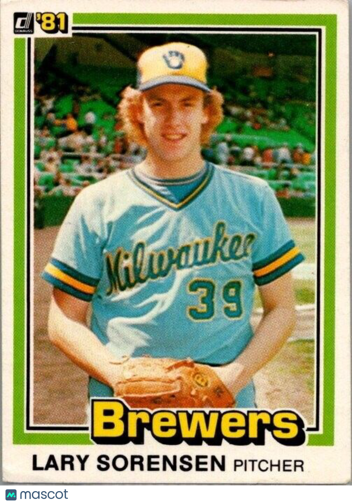 1981 Donruss - #325 Lary Sorensen