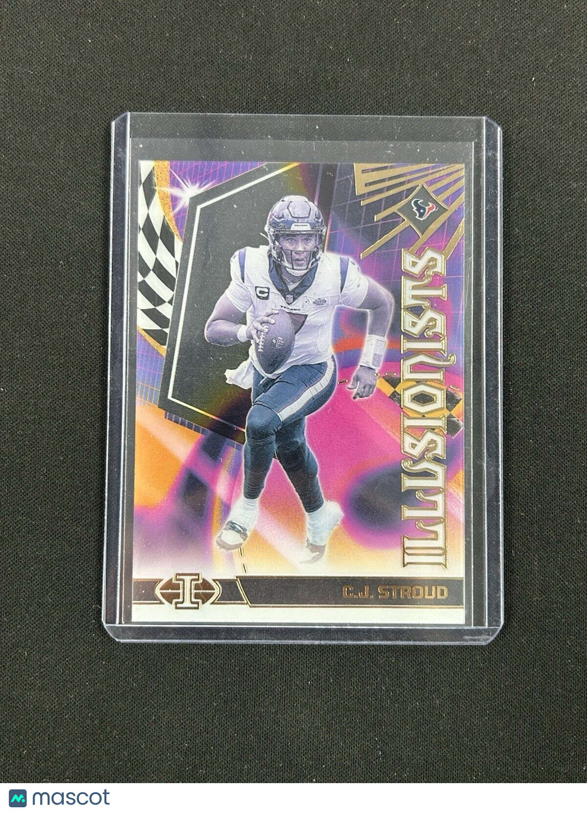 2023 Panini Illusions Gold Letter Illusionist #13 CJ Stroud