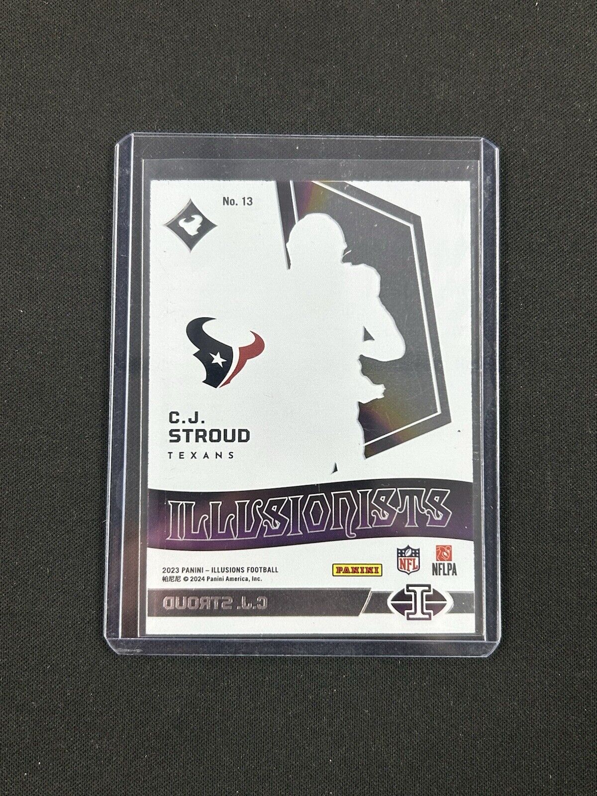 2023 Panini Illusions Gold Letter Illusionist #13 CJ Stroud