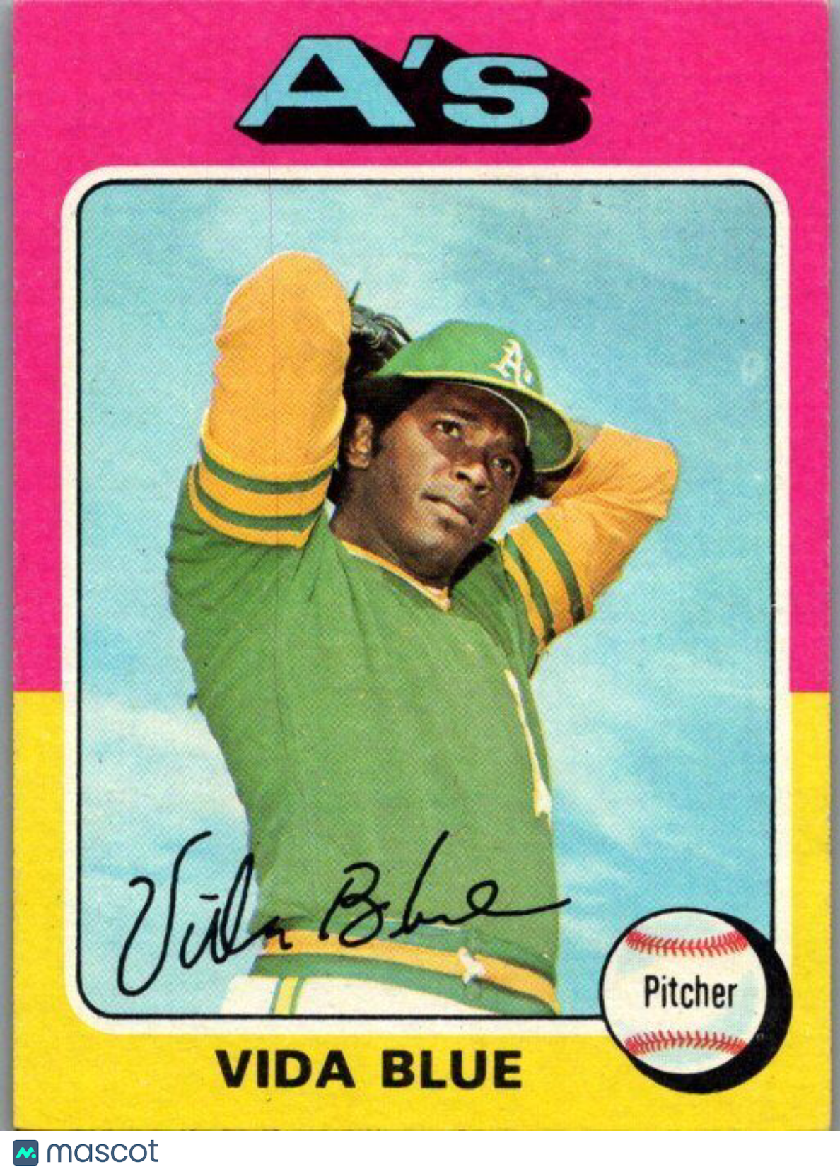 1975 Topps #510 Vida Blue