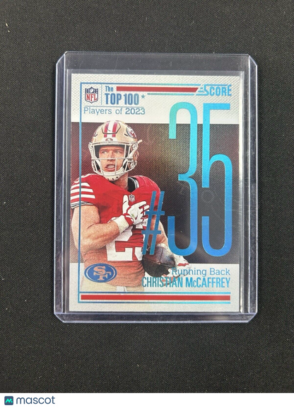 2024 Score - Top 100 #35 Christian McCaffrey - Case Hit SSP