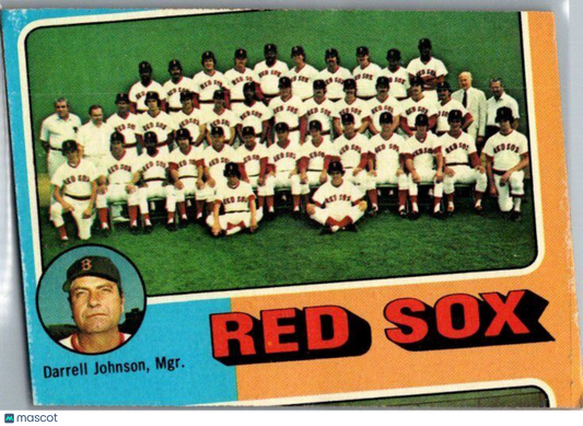 1975 Topps #172 Boston Red Sox / Darrell Johnson