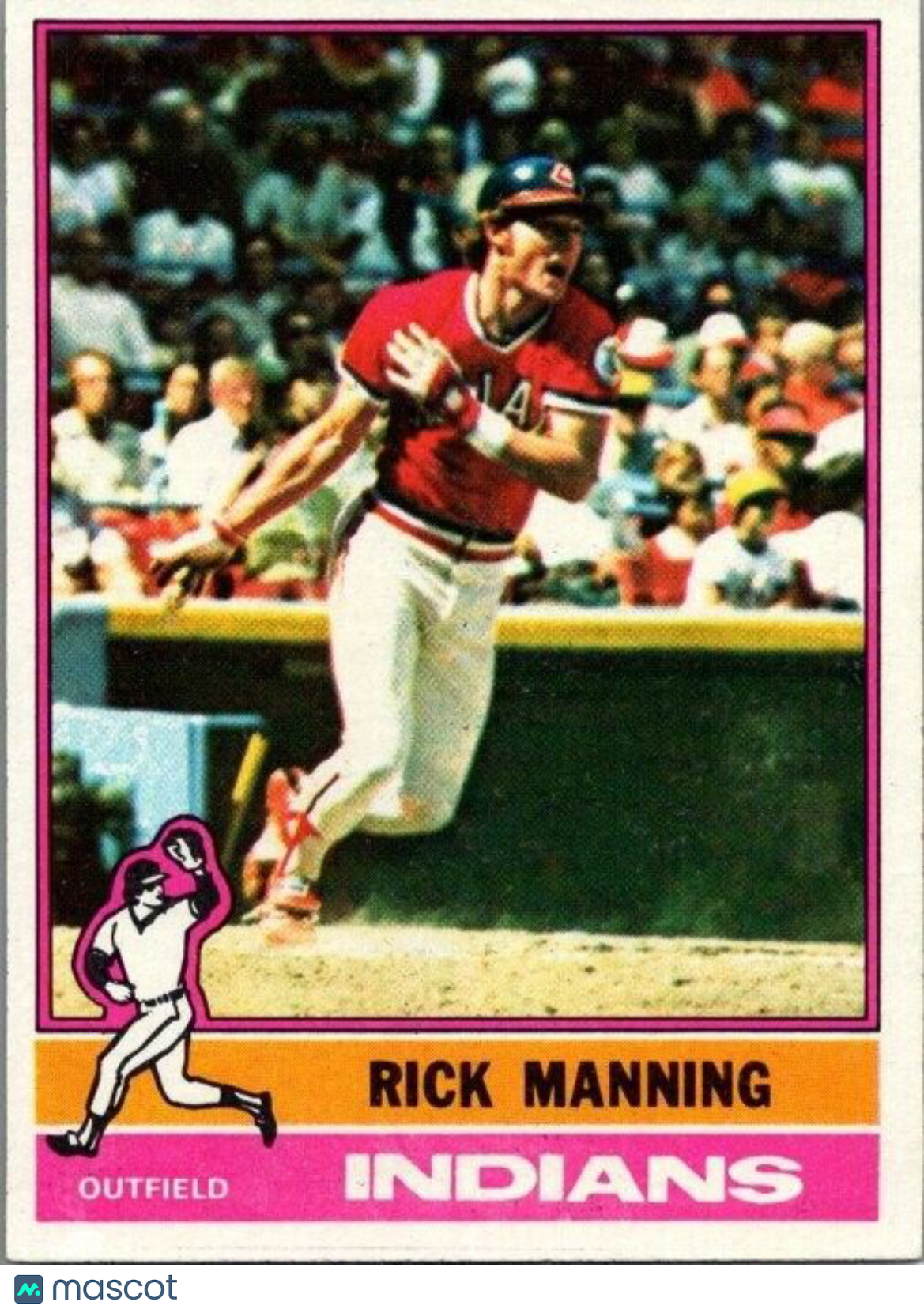 1976 Topps - #275 Rick Manning (RC)