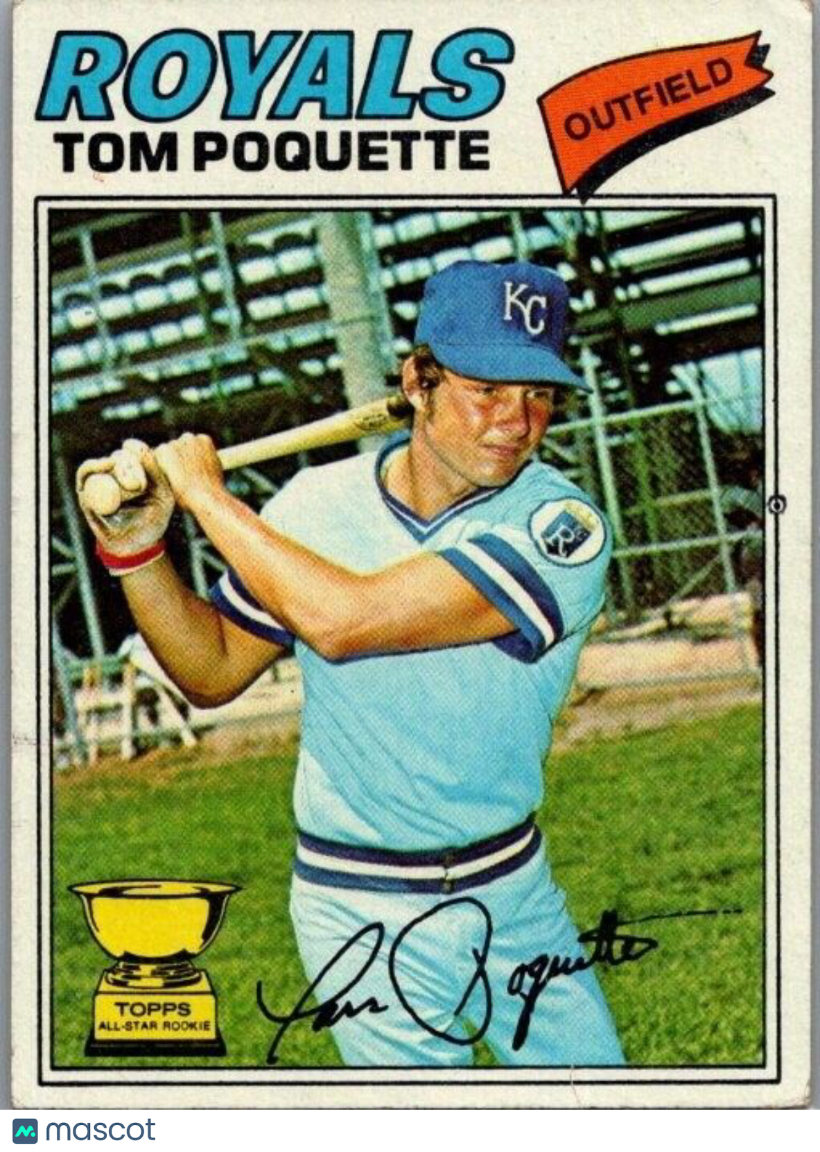 1977 Topps - #93 Tom Poquette