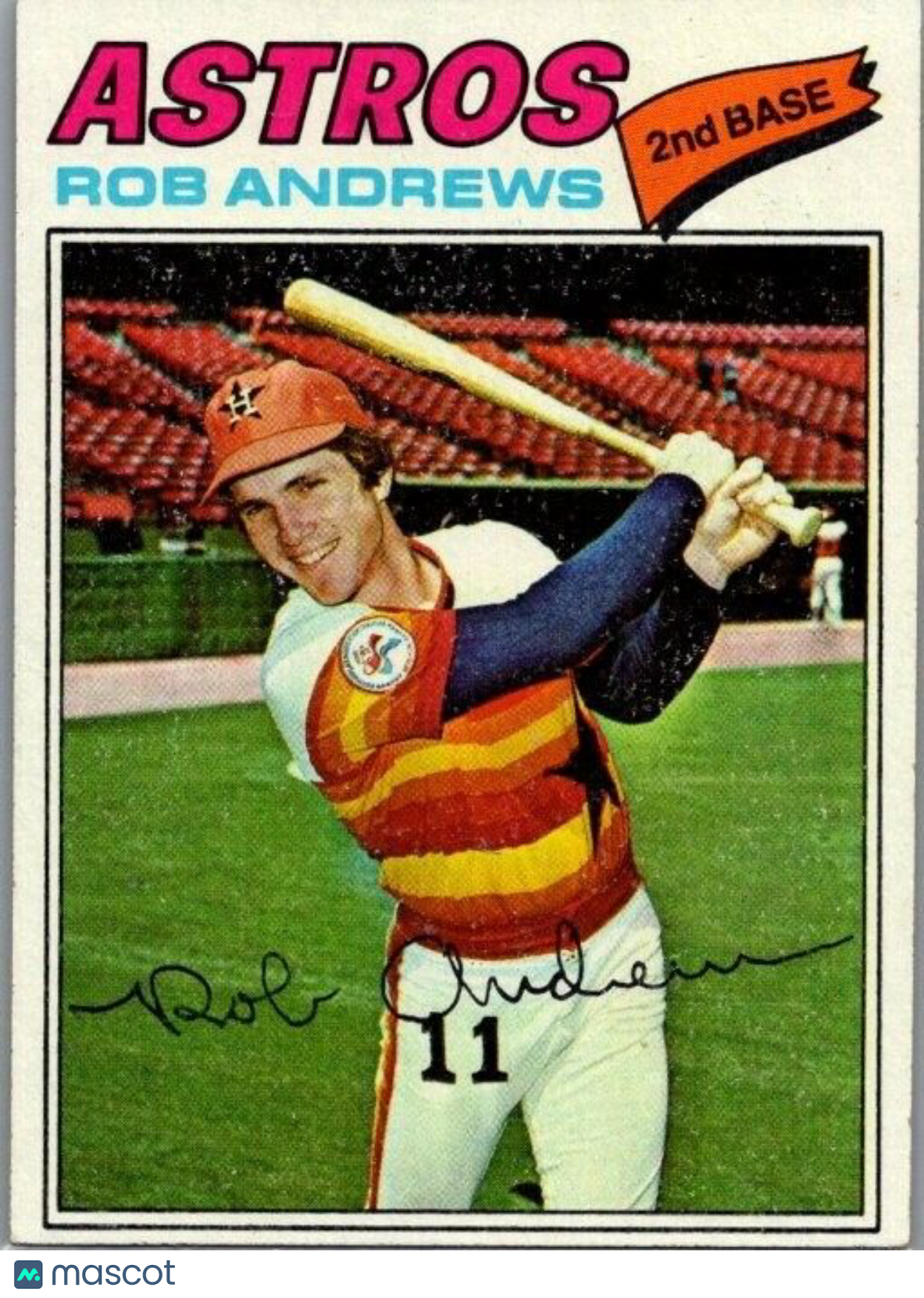 1977 Topps - #209 Rob Andrews