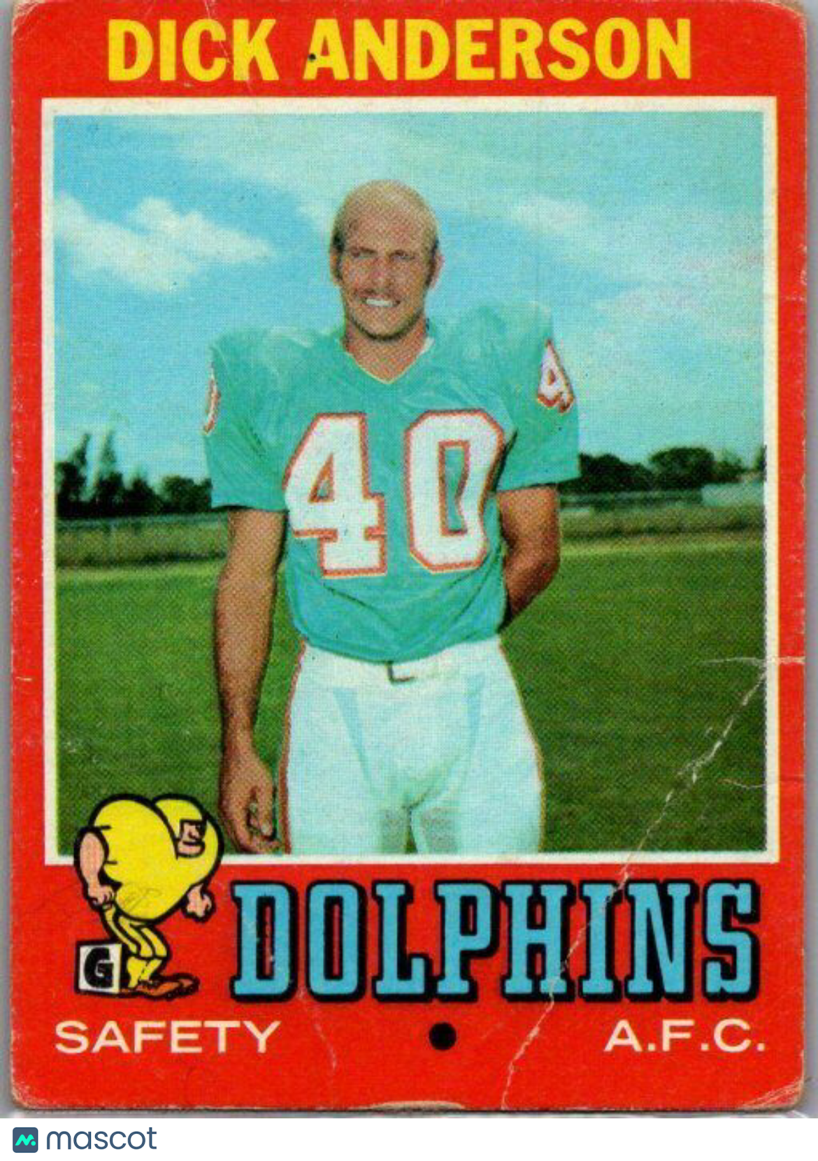 1971 Topps #67 Dick Anderson