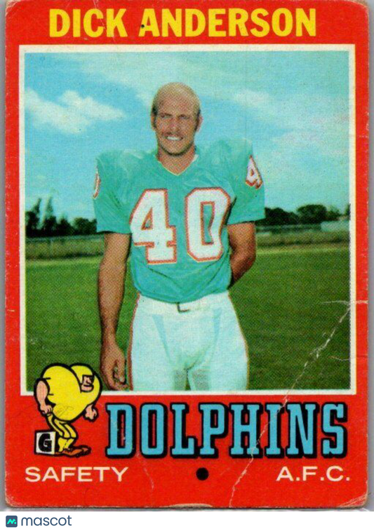 1971 Topps #67 Dick Anderson