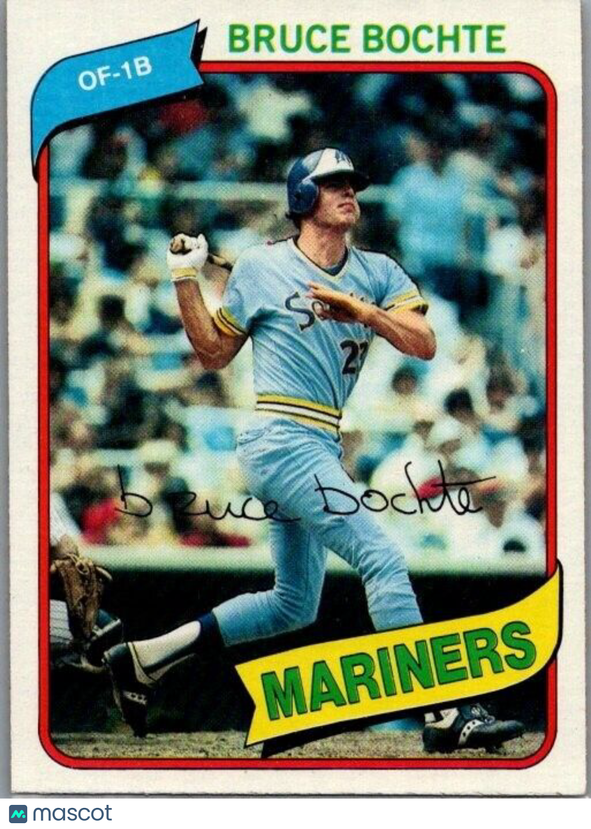 1980 Topps - #143 Bruce Bochte