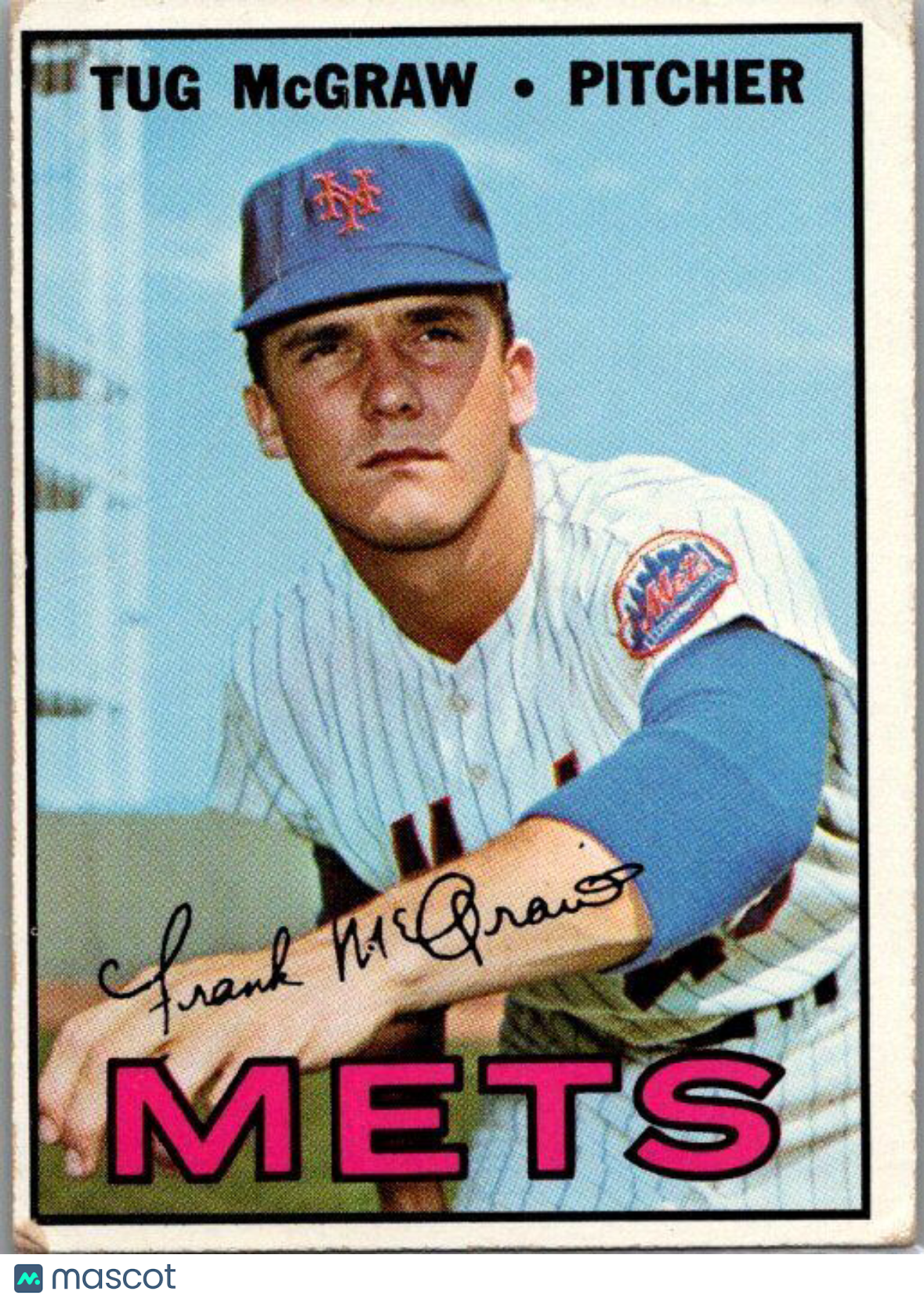 1967 Topps #348 Tug McGraw