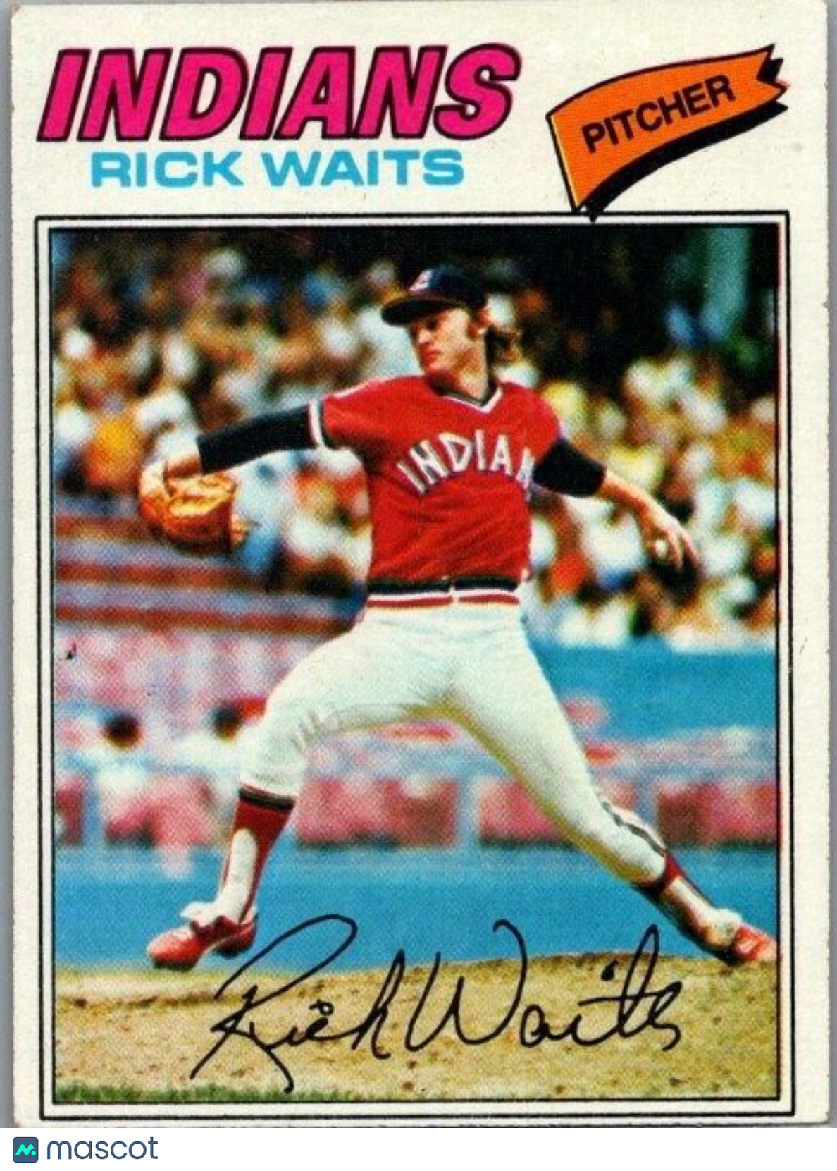 1977 Topps - #306 Rick Waits