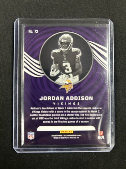 2023 Panini Illusions Pink Jordan Addison /999