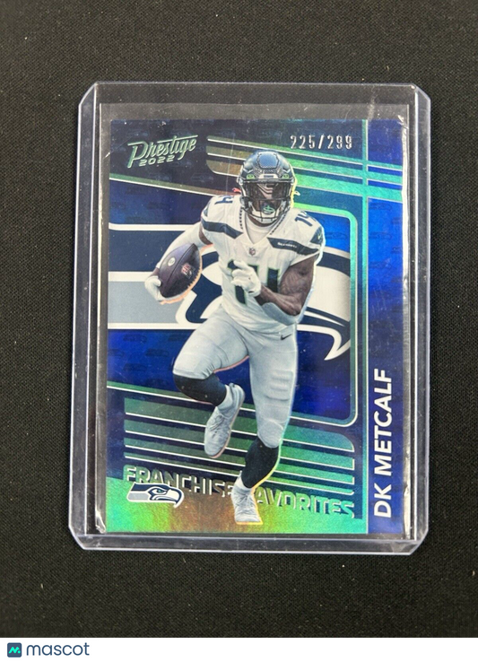 2022 Panini Prestige Xtra Points Franchise Favorites Blue #FF-9 DK Metcalf /299