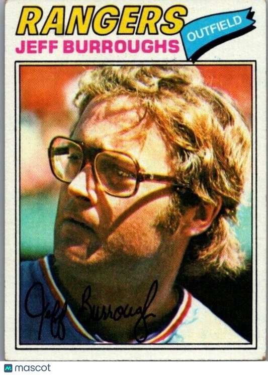 1977 Topps - #55 Jeff Burroughs