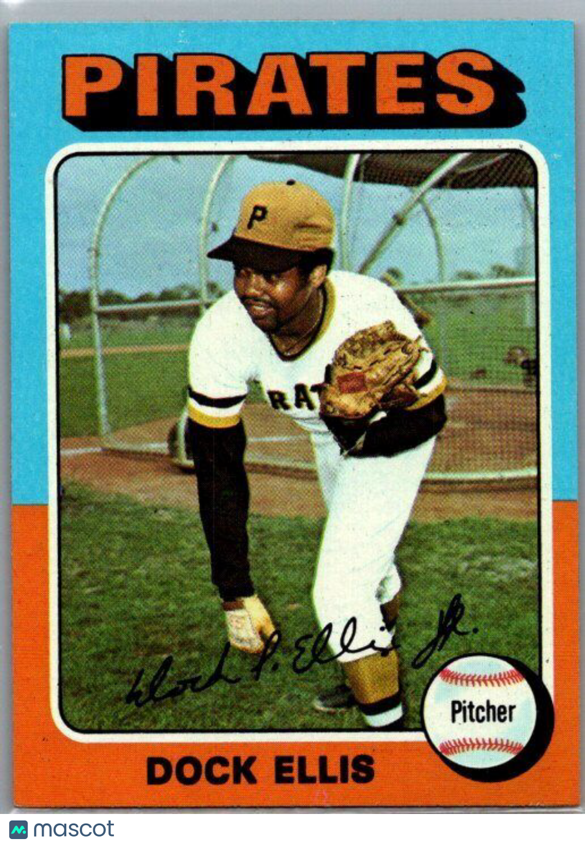 1975 Topps #385 Dock Ellis