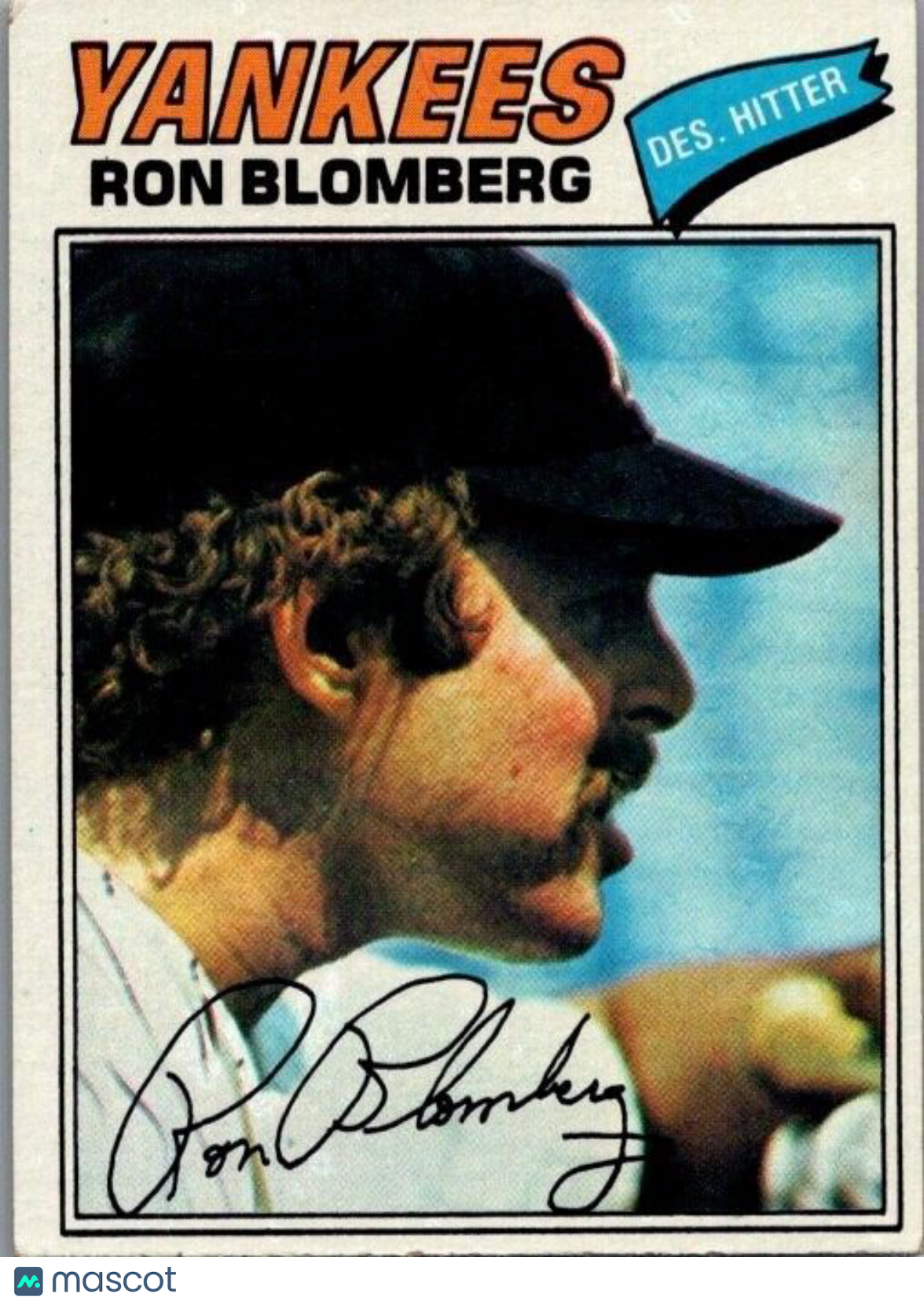 1977 Topps - #543 Ron Blomberg