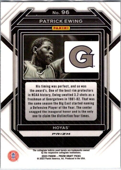 2023-24 Panini Prizm Draft Picks - #96 Patrick Ewing Silver