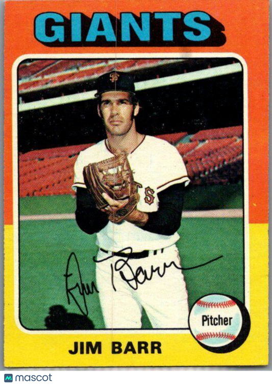 1975 Topps #107 Jim Barr