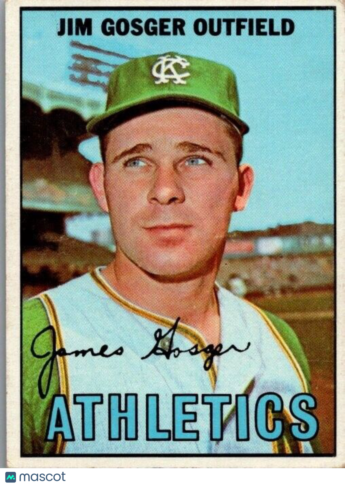 1967 Topps - #17 Jim Gosger