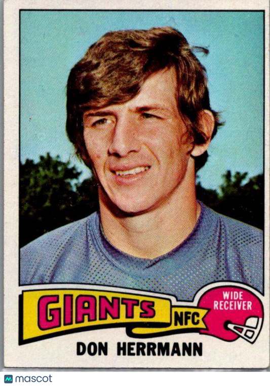 1975 Topps #308 Don Herrmann