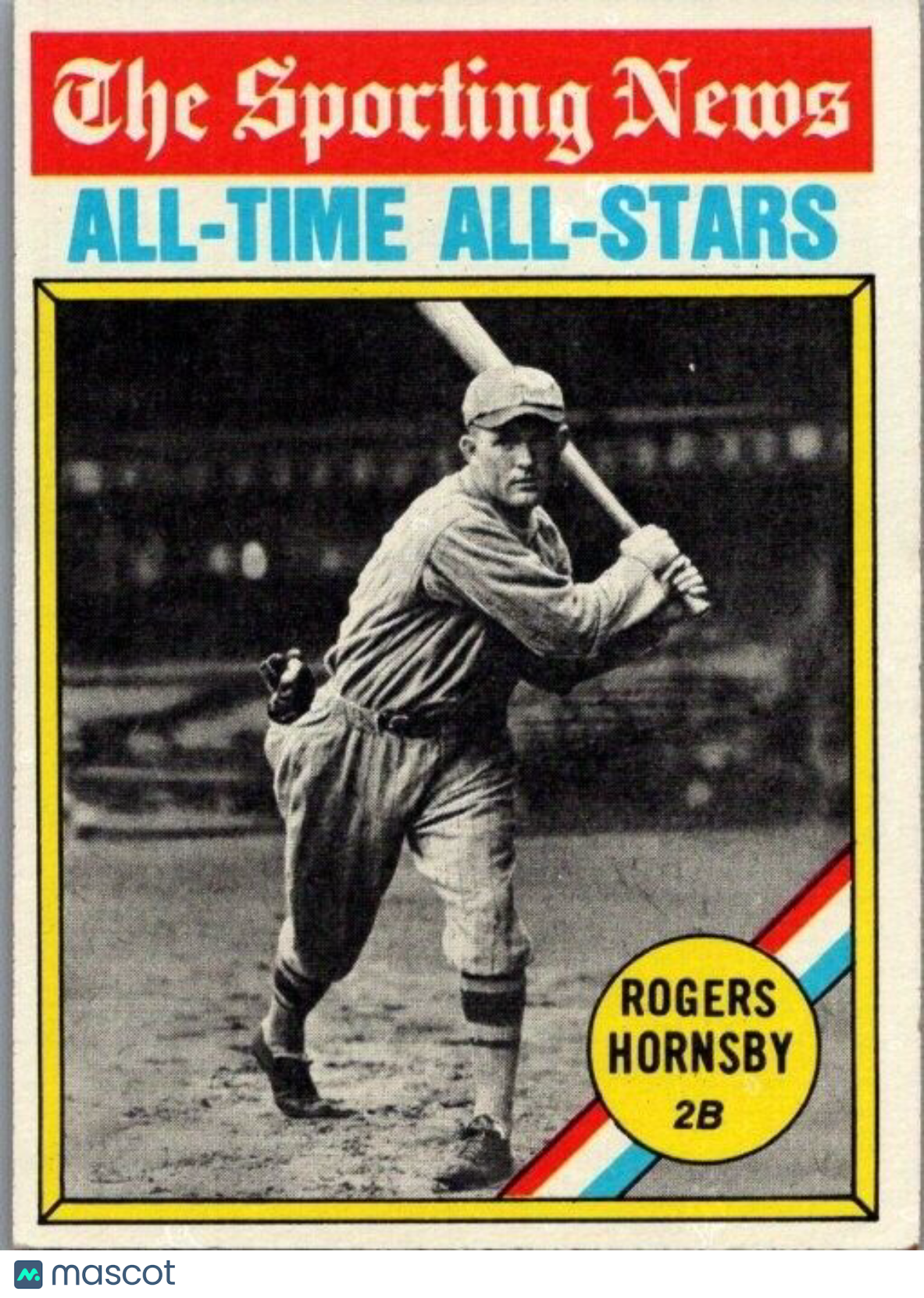 1976 Topps - #342 Rogers Hornsby