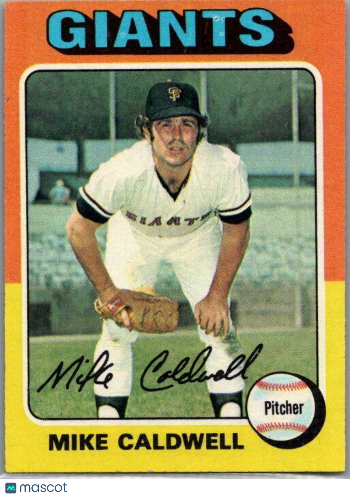 1975 Topps #347 Mike Caldwell