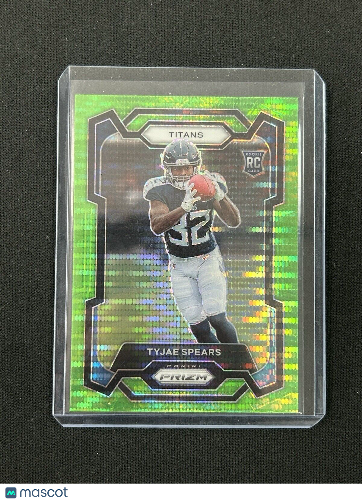 2023 Panini Prizm Neon Green Pulsar #396 Tyjae Spears